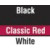 Black, Classic Red, White 