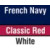 French Navy, Classic Red, White 