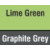 Lime Green & Graphite Grey 