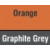 Orange & Graphite Grey 