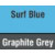 Surf Blue & Graphite Grey 