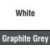 White & Graphite Grey 