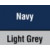 Navy / Light Grey 